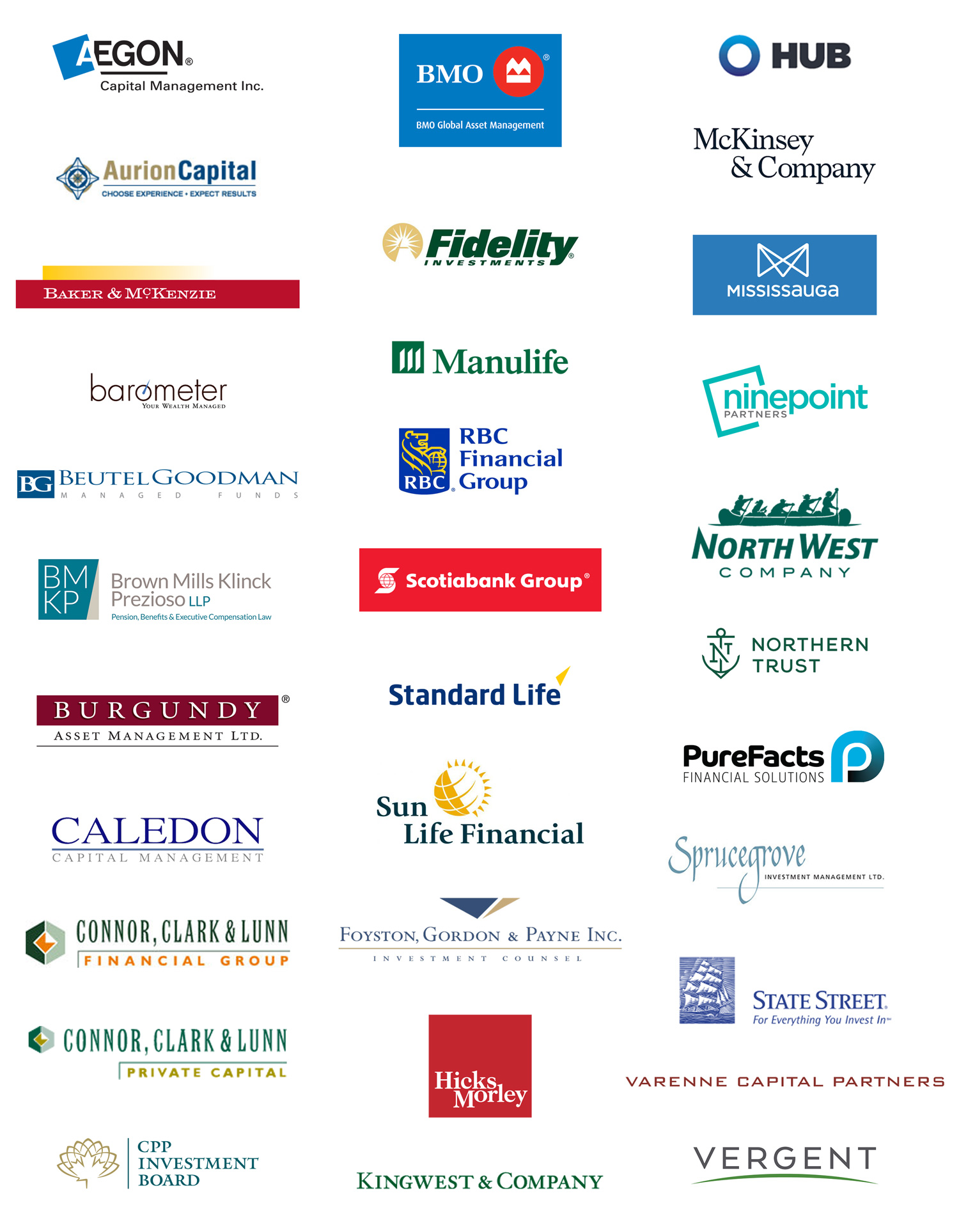 logos of RHA clients